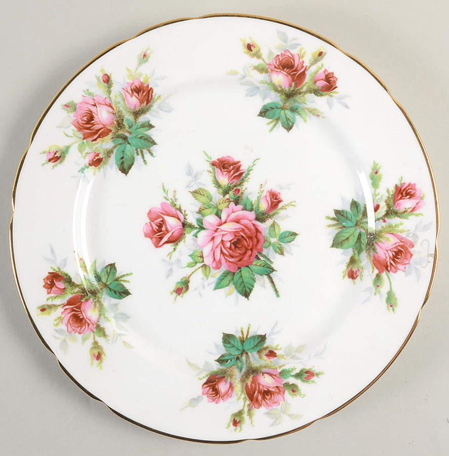 Grandmother's Rose Luncheon Plate by Hammersley-1