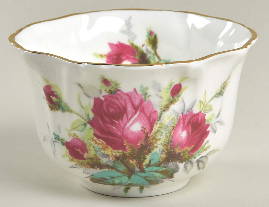 Grandmother's Rose Open Sugar Bowl by Hammersley-1