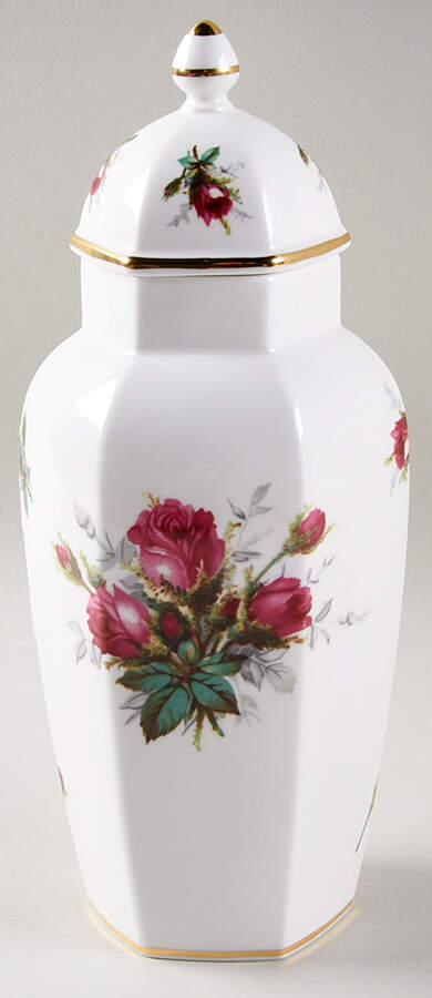Grandmother's Rose Medium Ginger Jar & Lid by Hammersley-1