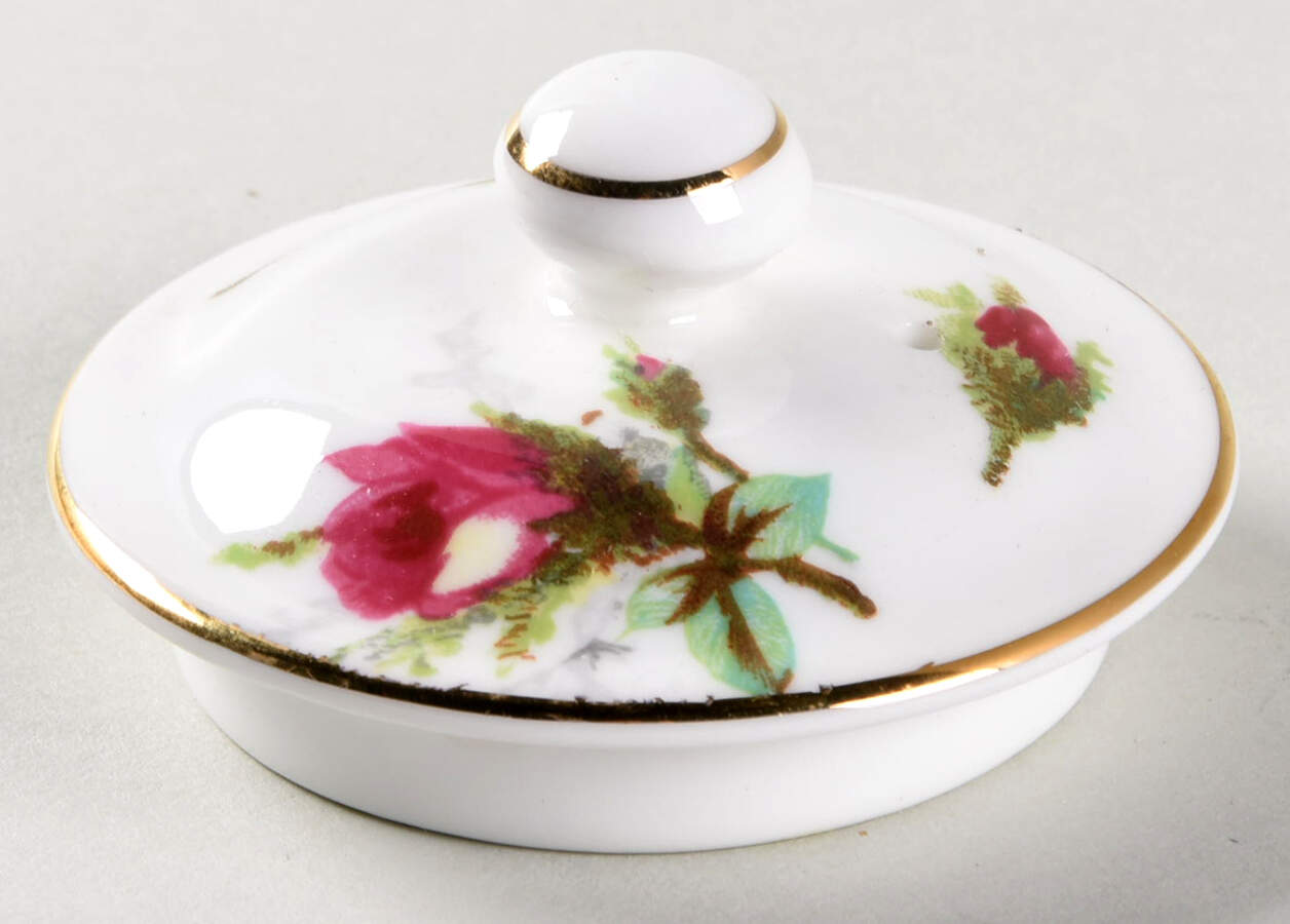Grandmother's Rose Lid for Mini Teapot by Hammersley-1