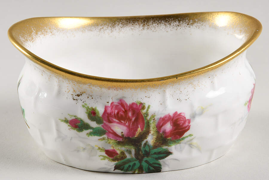 Grandmother's Rose Strawberry Basket-Open Sugar by Hammersley-1