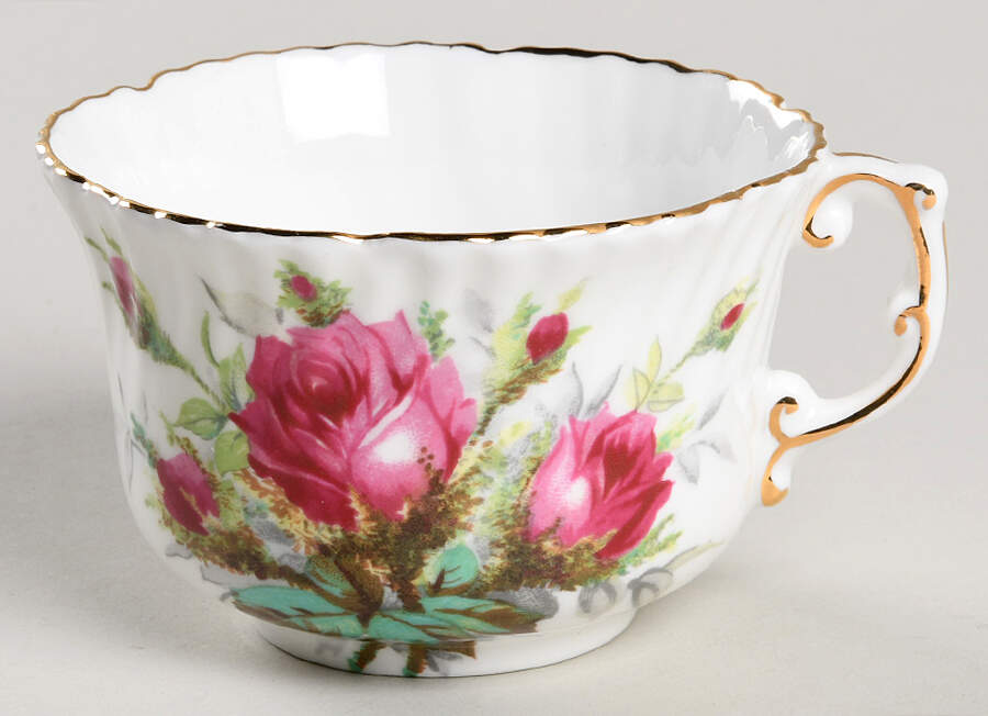 Grandmother's Rose Snack Cup by Hammersley-1