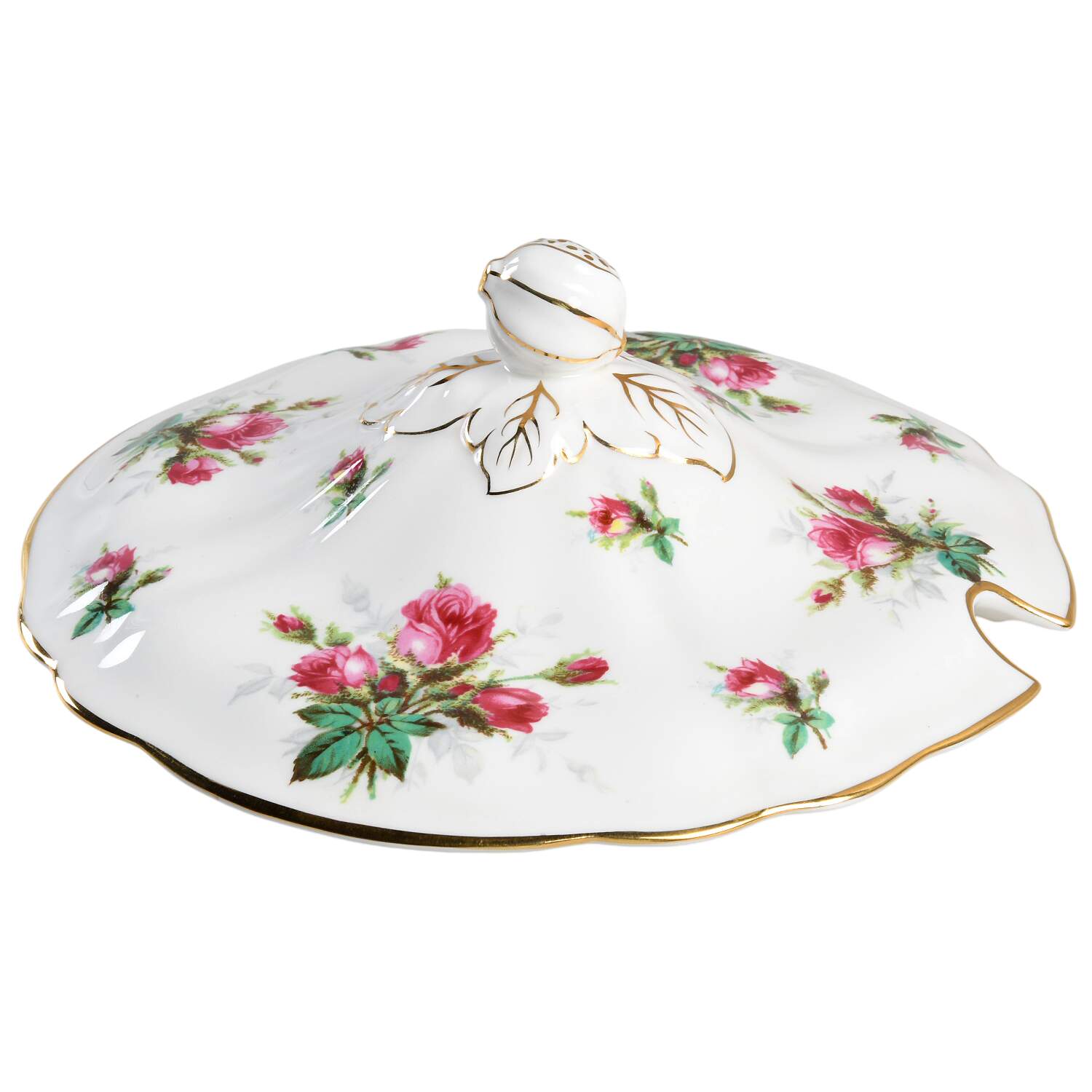 Grandmother's Rose Lid for Tureen by Hammersley-1
