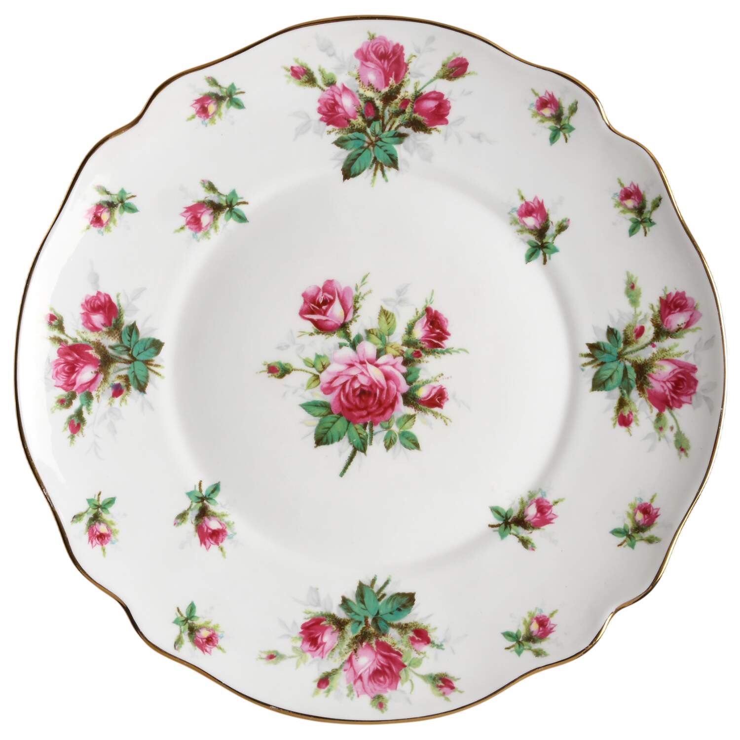 Grandmother's Rose 12" Chop Plate (Round Platter) by Hammersley-1