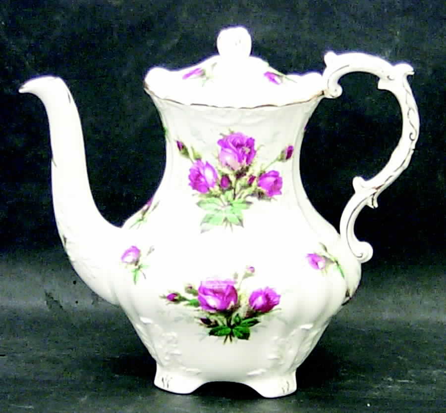 Grandmother's Rose Coffee Pot & Lid by Hammersley-1