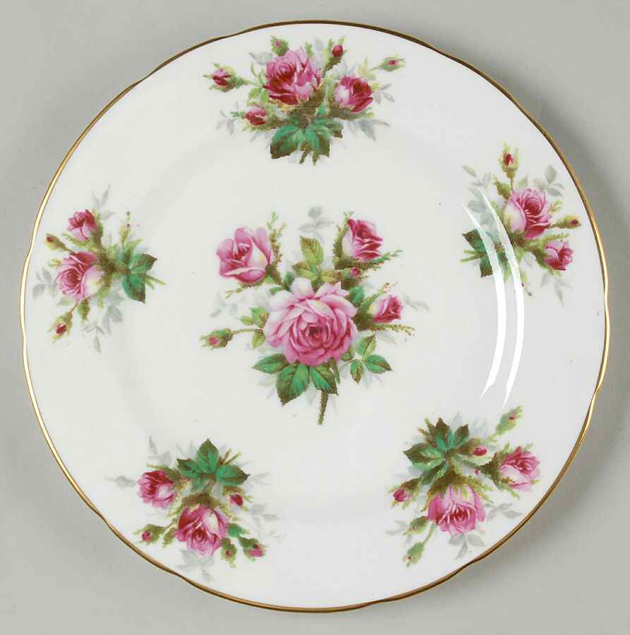 Grandmother's Rose Salad Plate by Hammersley-1