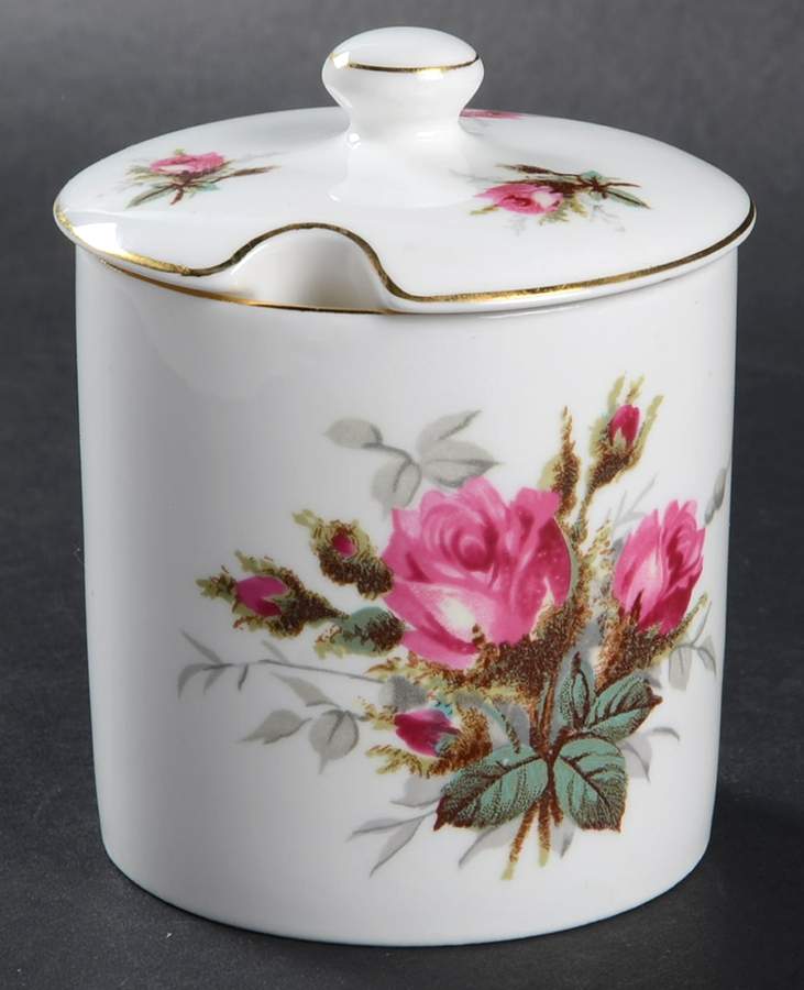Grandmother's Rose Jam/Jelly & Lid by Hammersley-1