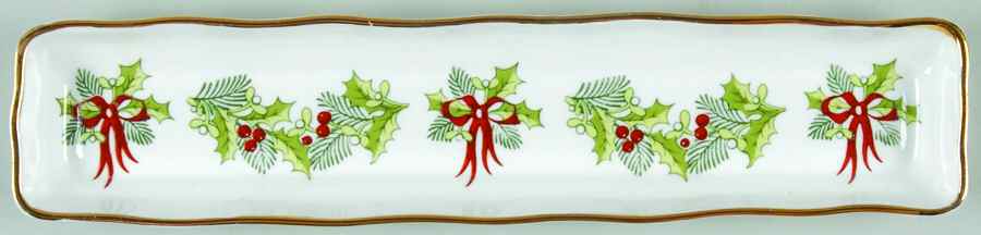 Hammersley Holly Mint Tray by Hammersley-1