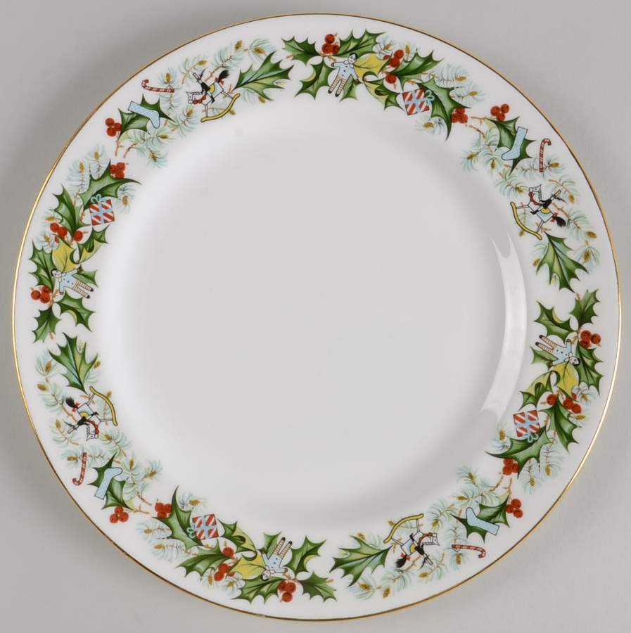 Christmas Holly Dinner Plate by Hammersley-1