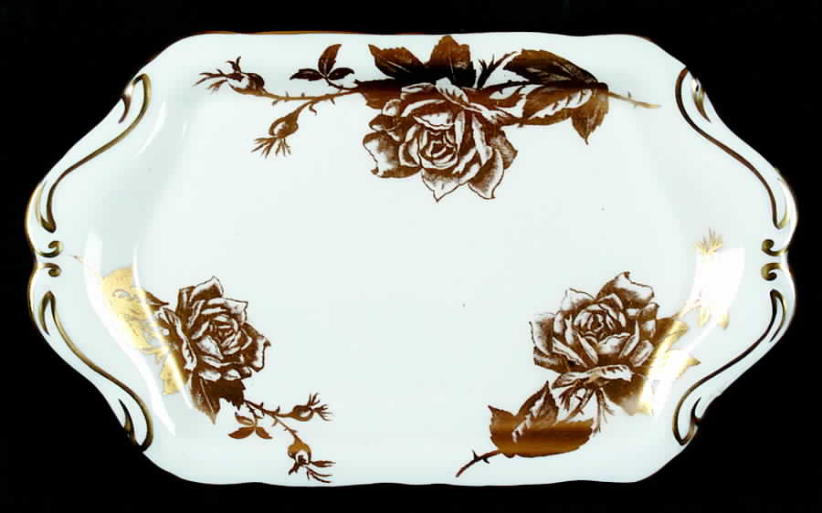 Hammersley Rose Butter Tray by Hammersley-1