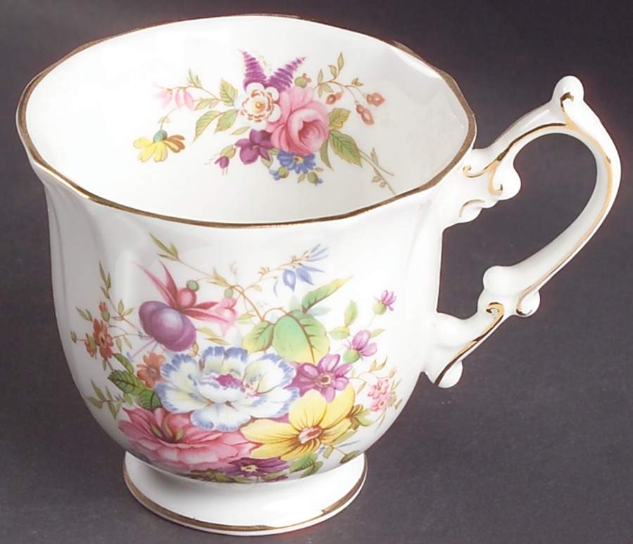 Howard Sprays (Scalloped, Embossed) Footed Cup by Hammersley-1
