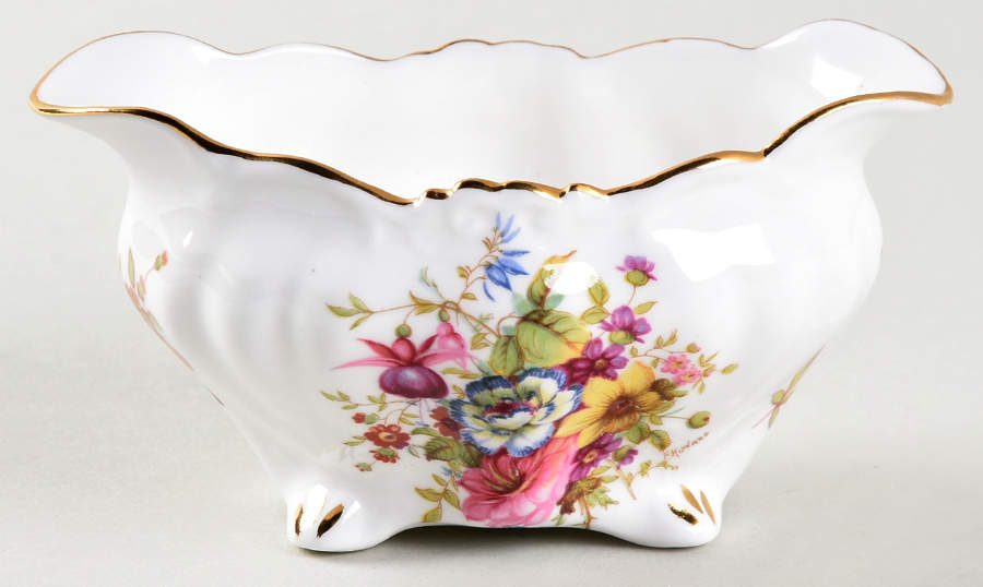 Howard Sprays (Scalloped, Embossed) Mini Open Sugar Bowl by Hammersley-1