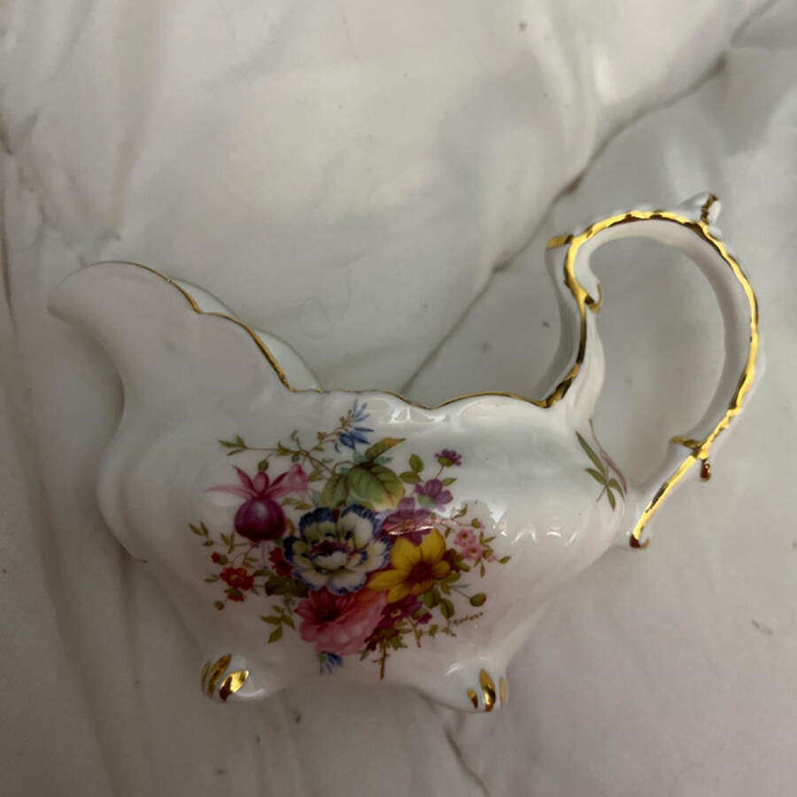 Howard Sprays (Scalloped, Embossed) Mini Creamer by Hammersley-1