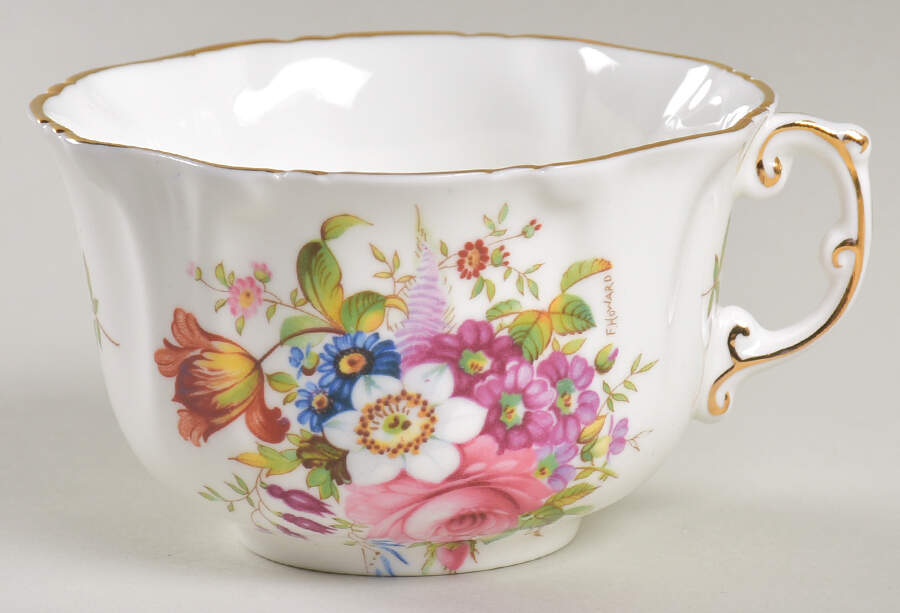 Howard Sprays (Scalloped, Embossed) Flat Cup by Hammersley-1