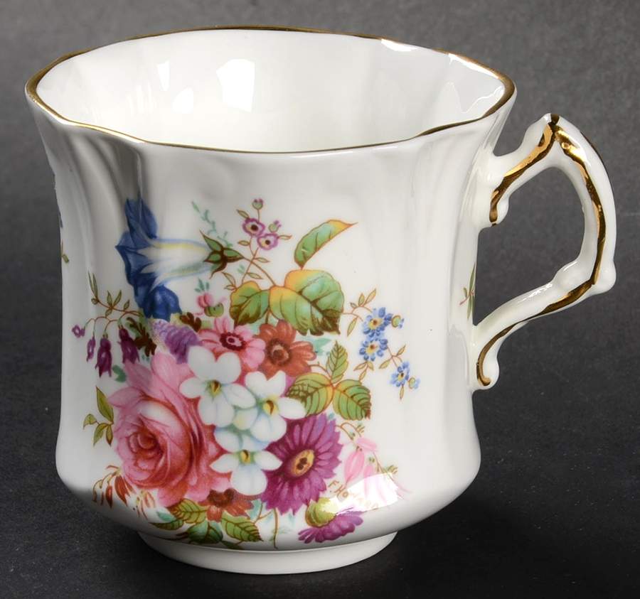 Howard Sprays (Scalloped, Embossed) Flat Cup by Hammersley-1