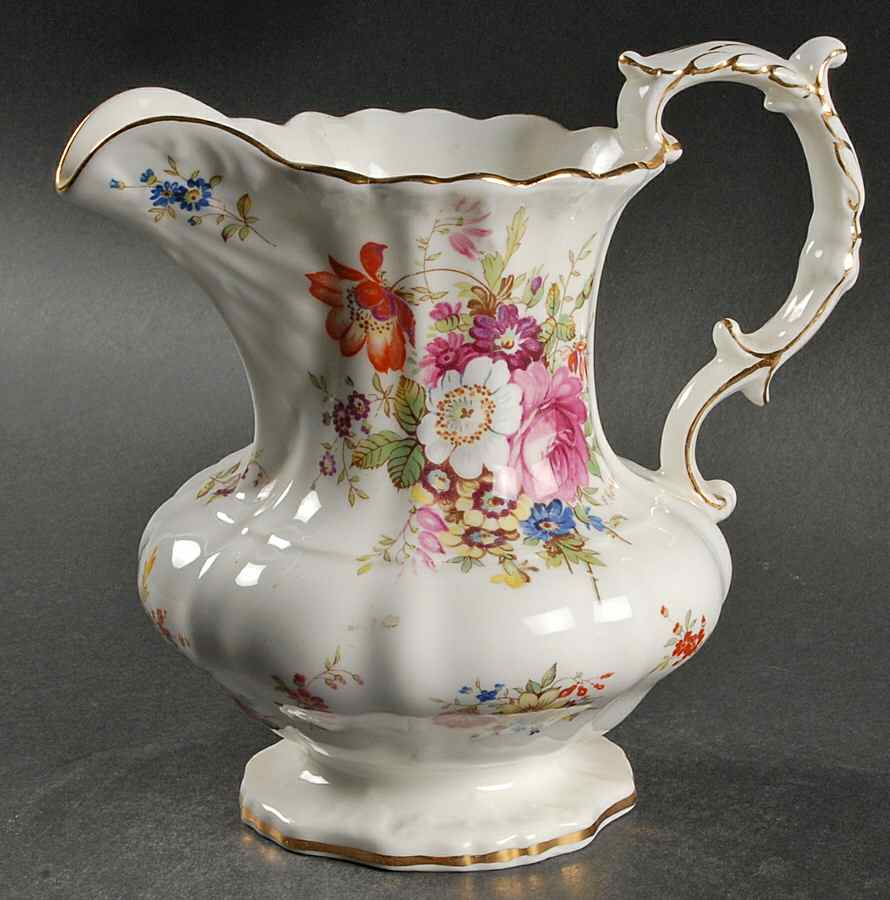 Howard Sprays (Scalloped, Embossed) 24 Oz Pitcher by Hammersley-1
