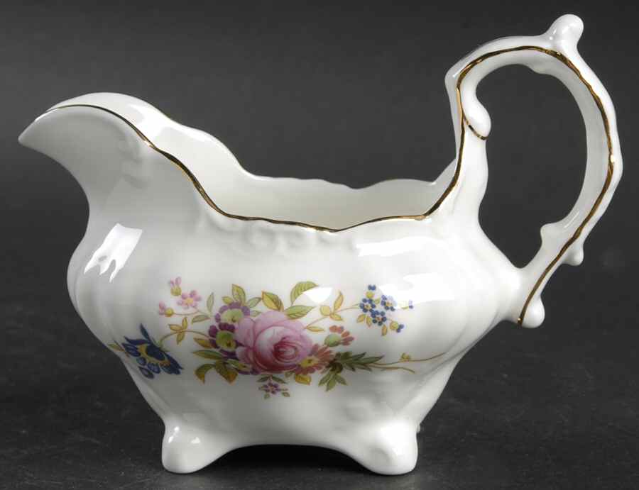 Howard Sprays (Scalloped, Embossed) Creamer by Hammersley-1