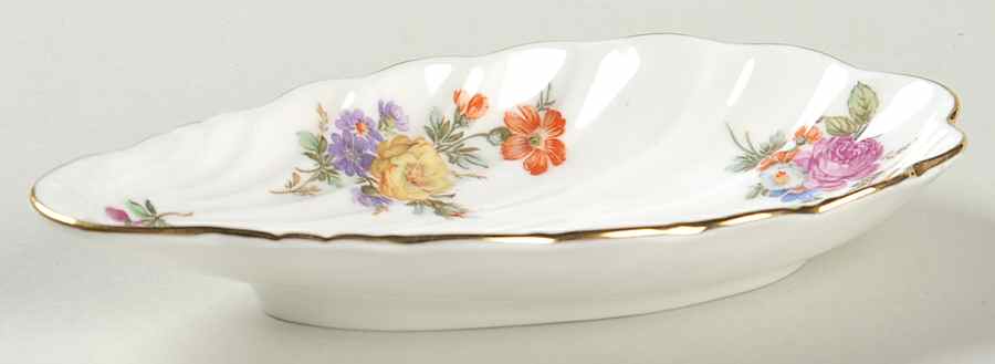 Howard Sprays (Scalloped, Embossed) 6" Shell Shaped Dish by Hammersley-1