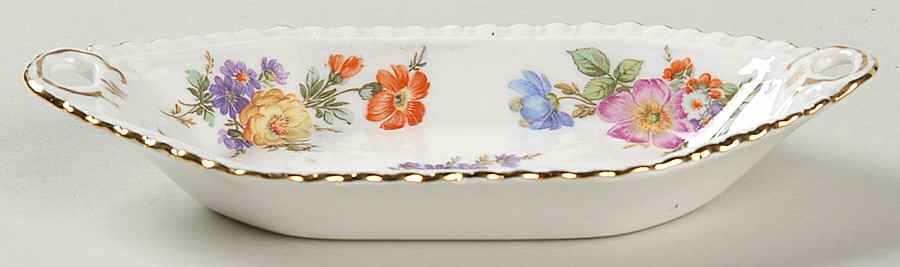 Howard Sprays (Scalloped, Embossed) 6" Rectangular Sweet Meat by Hammersley-1