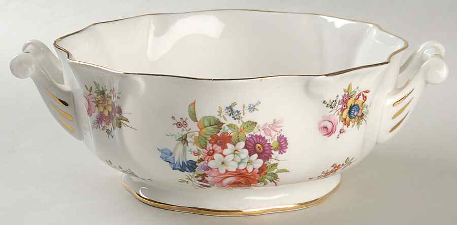 Howard Sprays (Scalloped, Embossed) Round Vegetable No Lid by Hammersley-1