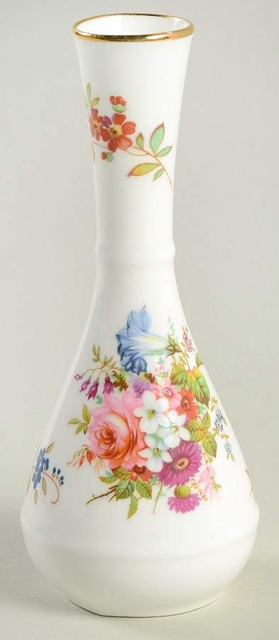 Howard Sprays (Scalloped, Embossed) 4" Bud Vase by Hammersley-1