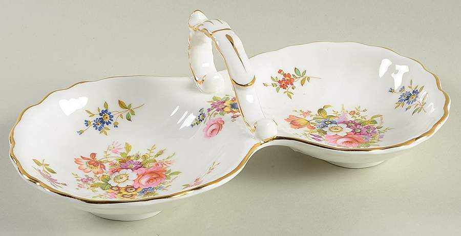 Howard Sprays (Scalloped, Embossed) 2-Part Relish by Hammersley-1