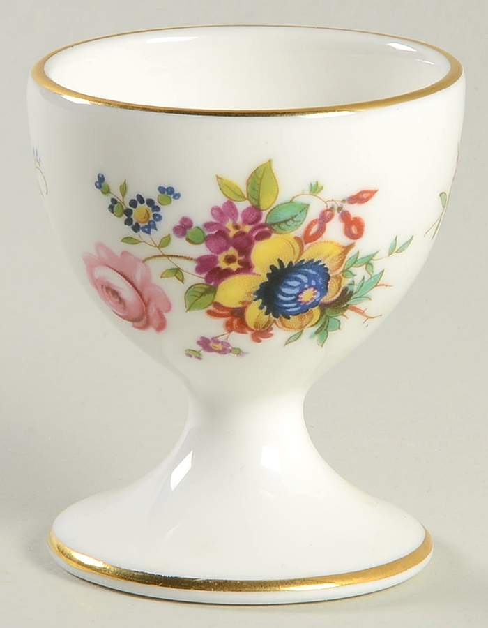 Howard Sprays (Scalloped, Embossed) Single Egg Cup by Hammersley-1