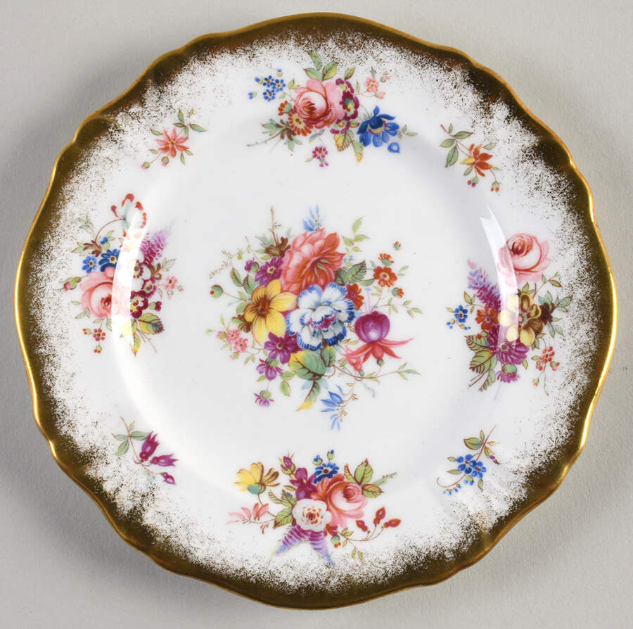 Lady Patricia (Scalloped, Embossed) Bread & Butter Plate by Hammersley-1