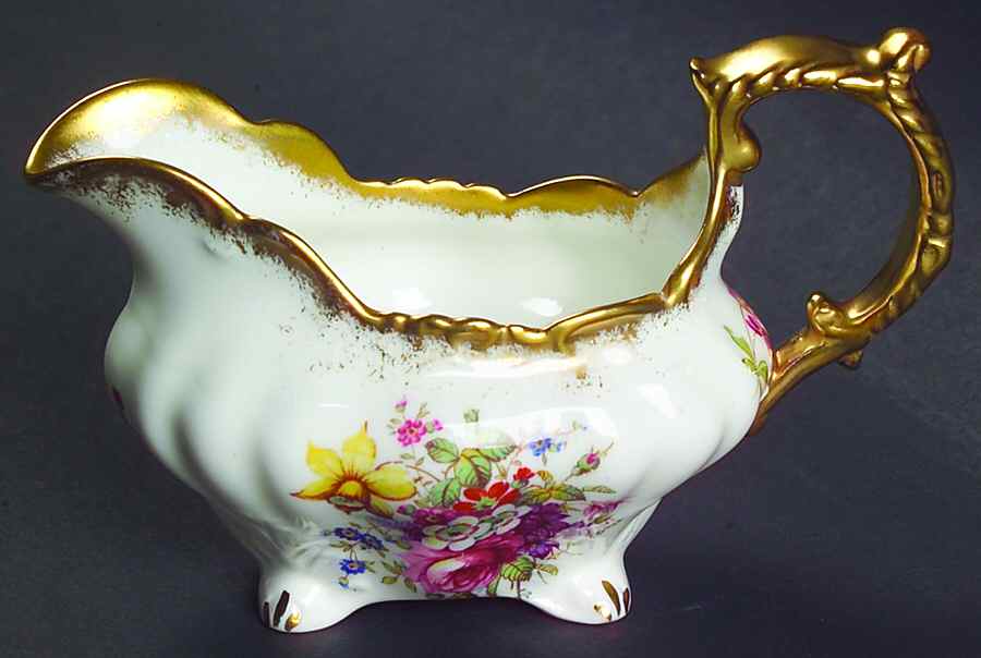 Lady Patricia (Scalloped, Embossed) Mini Creamer by Hammersley-1