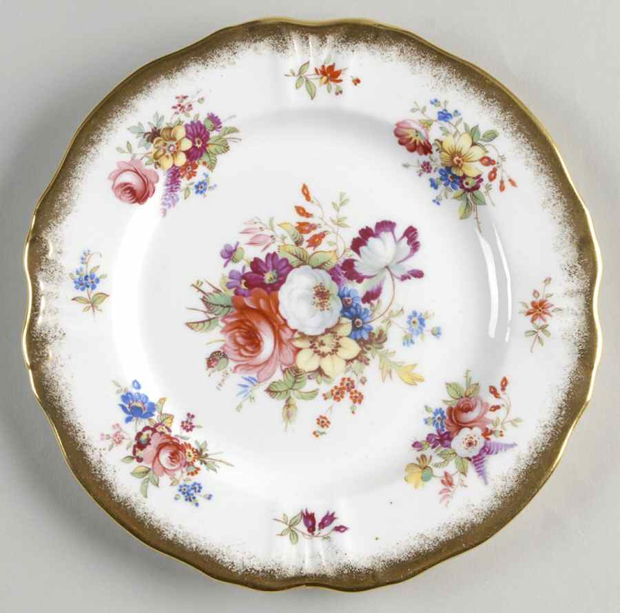 Lady Patricia (Scalloped, Embossed) Dessert/Pie Plate by Hammersley-1