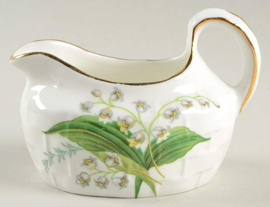 Lily of The Valley Strawberry Basket Creamer Only by Hammersley-1