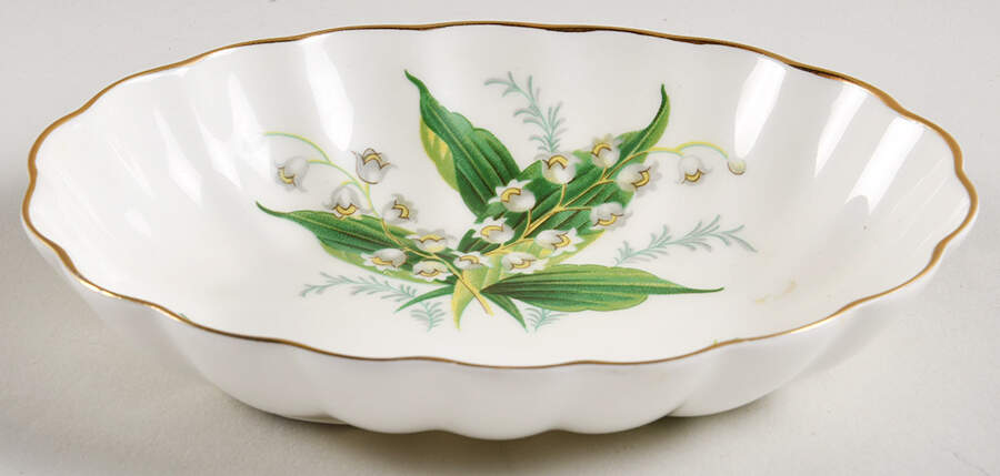 Lily of The Valley 5" Oval Sweet Meat Dish by Hammersley-1
