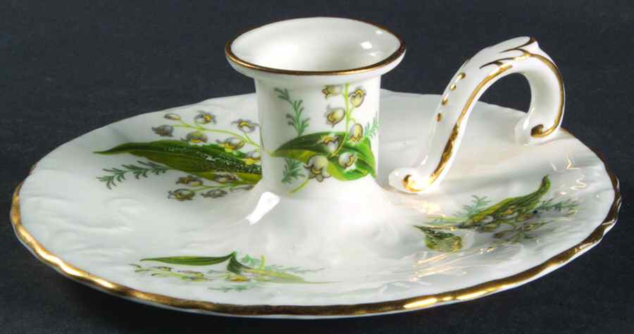 Lily of The Valley Candleholder by Hammersley-1