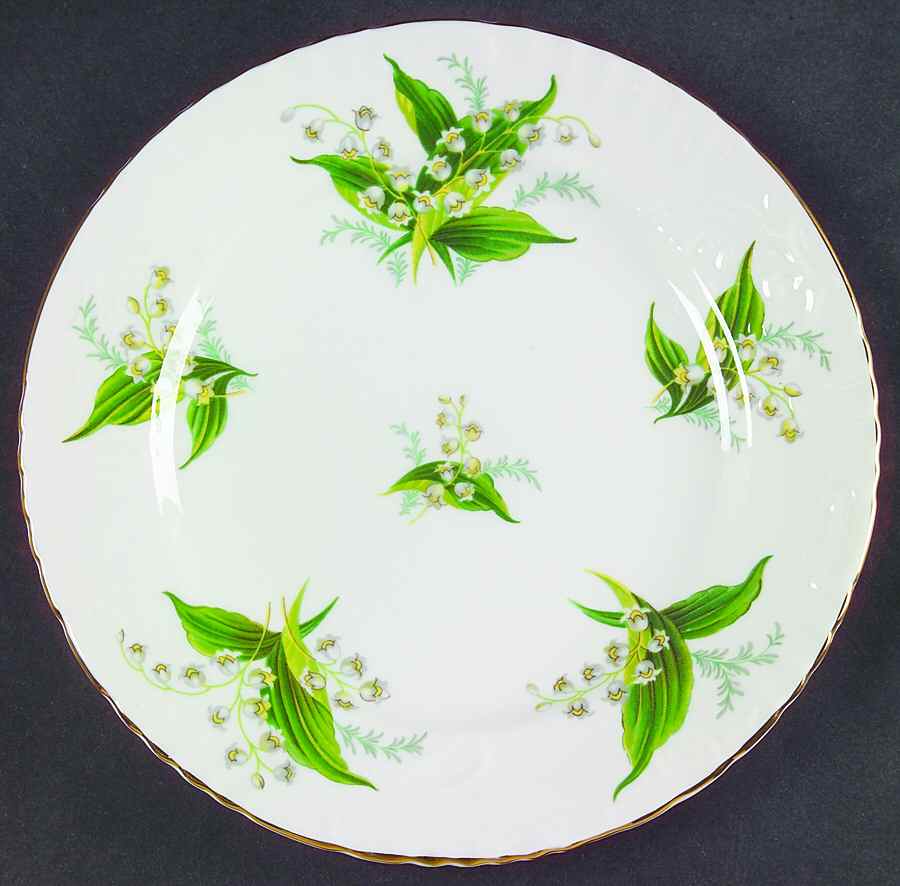 Lily of The Valley Salad Plate by Hammersley-1