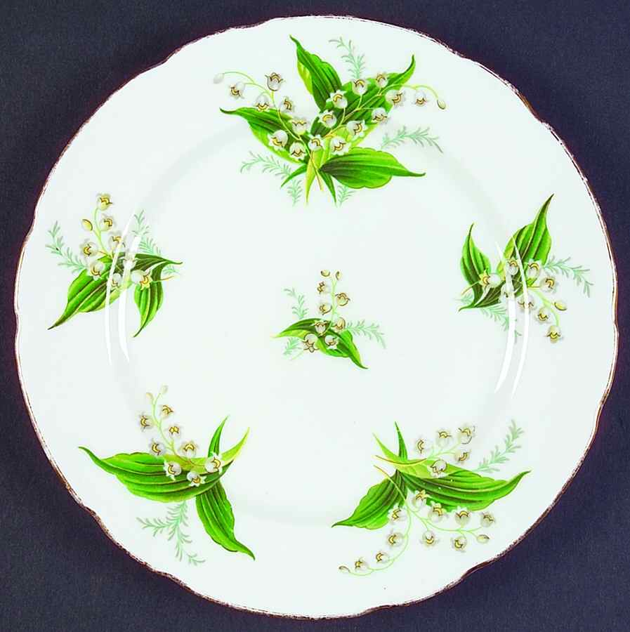 Lily of The Valley Salad Plate by Hammersley-1