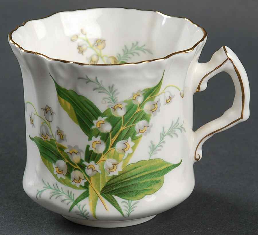 Lily of The Valley Flat Cup by Hammersley-1