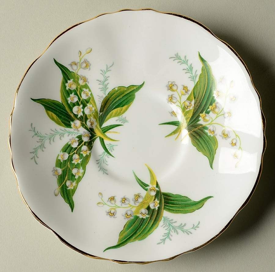 Lily of The Valley Saucer for Footed Cup by Hammersley-1