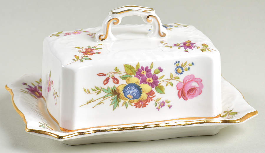 Minuet Rectangular Covered Butter by Hammersley-1