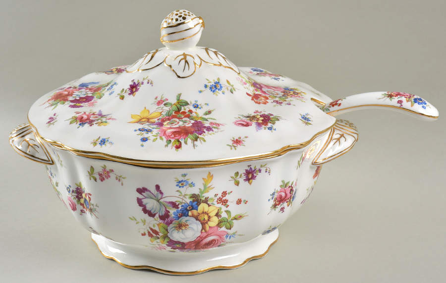 Minuet Tureen & Lid w/Ladle by Hammersley-1