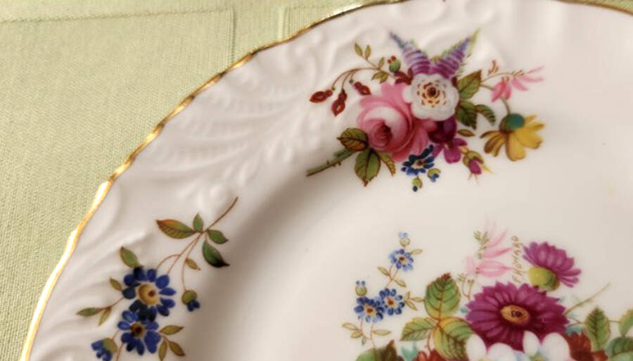 Minuet Bread & Butter Plate by Hammersley-1