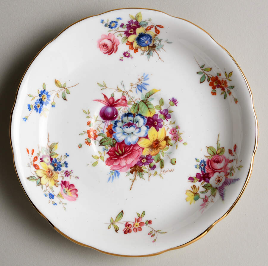 Minuet Saucer for Footed Cup by Hammersley-1