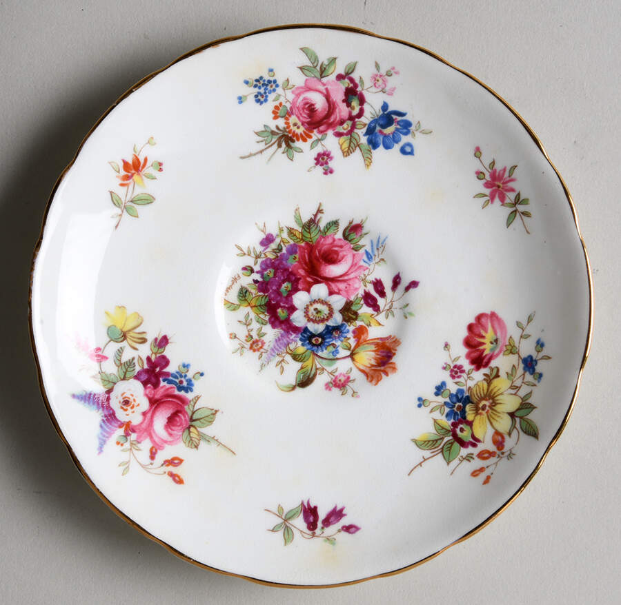 Minuet Saucer for Footed Demitasse Cup by Hammersley-1