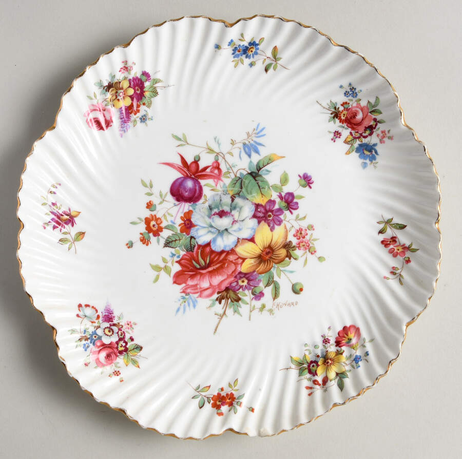 Minuet Scalloped Salad Plate by Hammersley-1