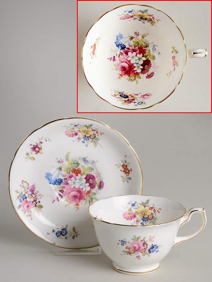 Minuet Footed Cup & Saucer Set by Hammersley-1