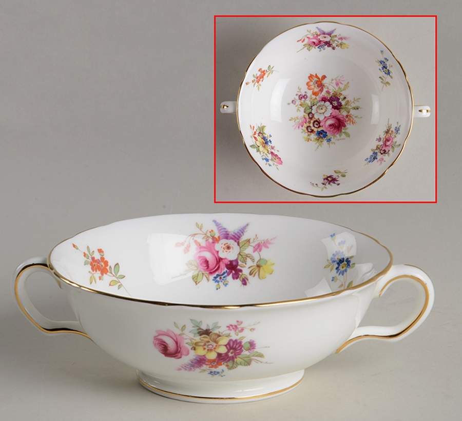 Minuet Footed Cream Soup Bowl by Hammersley-1