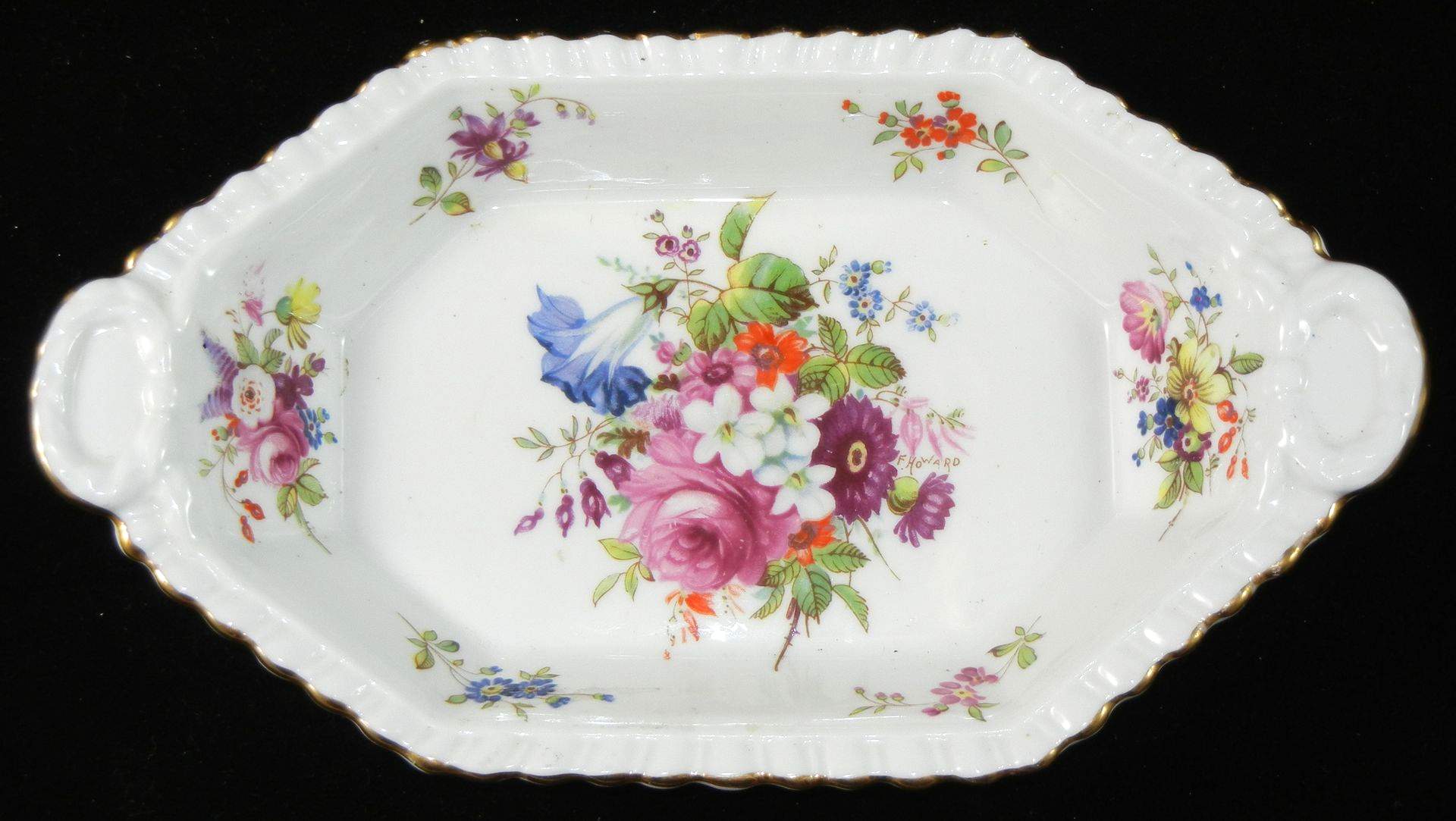Minuet Rectangular Sweet Meat Dish by Hammersley-1