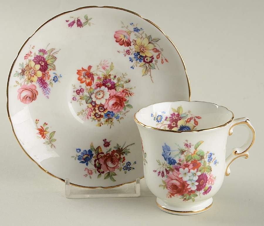 Minuet Footed Demitasse Cup & Saucer Set by Hammersley-1