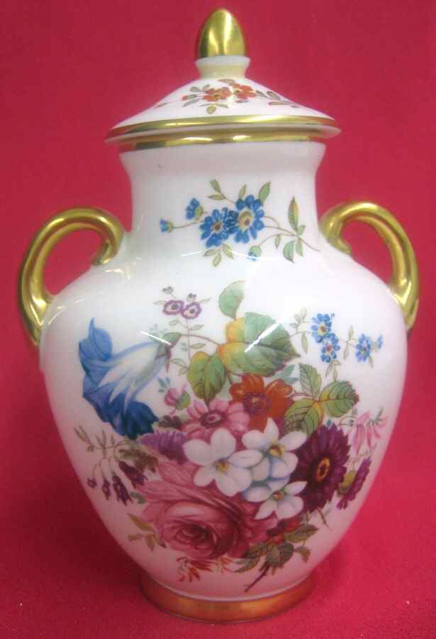 Minuet 5" Footed Urn with Lid by Hammersley-1