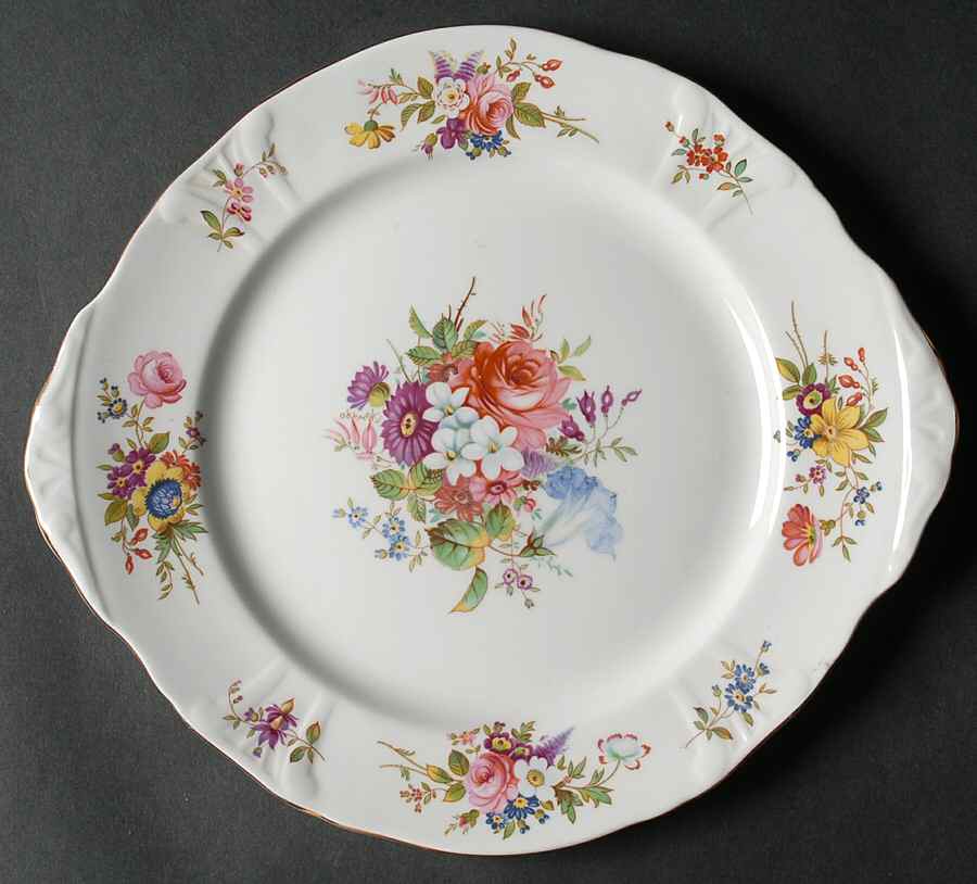 Minuet Handled Cake Plate by Hammersley-1