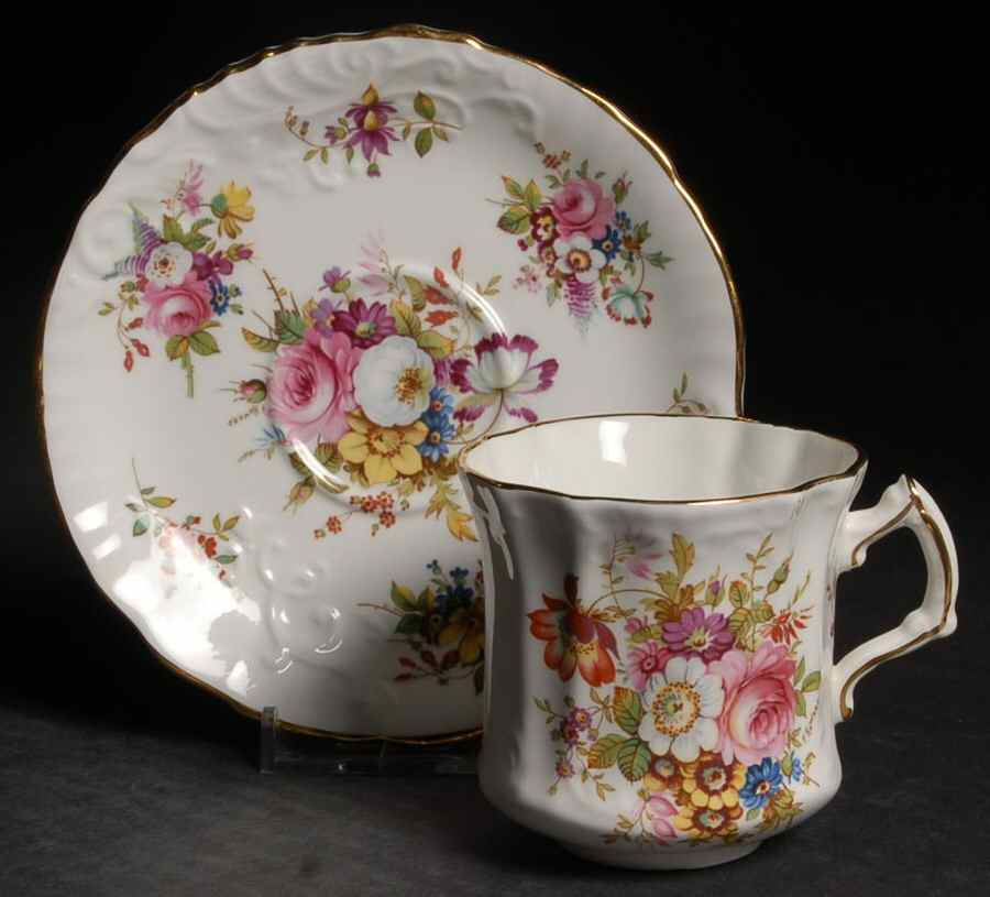 Minuet Footed Cup & Saucer Set by Hammersley-1